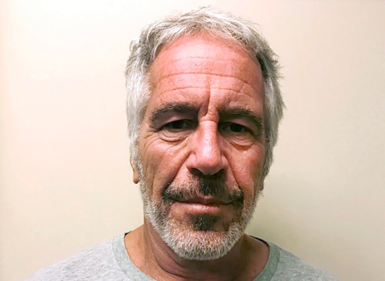 FILE - This March 28, 2017, file photo, provided by the New York State Sex Offender Registry, shows Jeffrey Epstein. An associate of Epstein, Steven Hoffenberg, was found dead in his apartment on Wednesday, Aug. 24, 2022. (New York State Sex Offender Registry via AP, File)