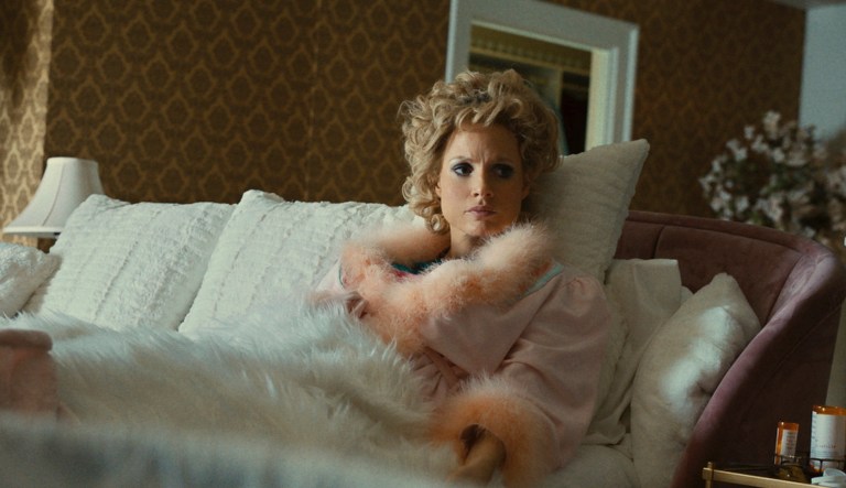This image released by Searchlight Pictures shows Jessica Chastain as Tammy Faye Bakker in a scene from 