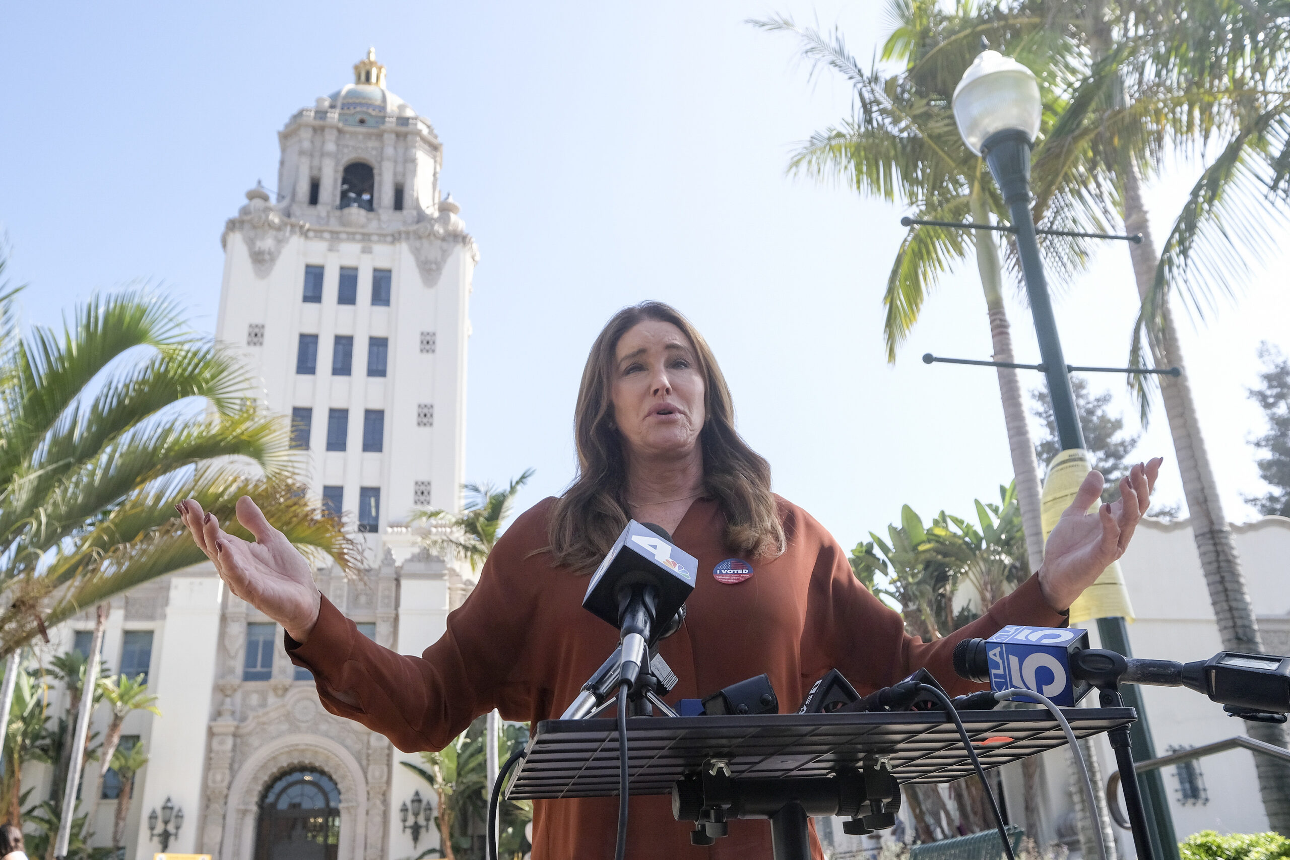 Caitlyn Jenner calls for less ‘tribal’ society in recall postmortem