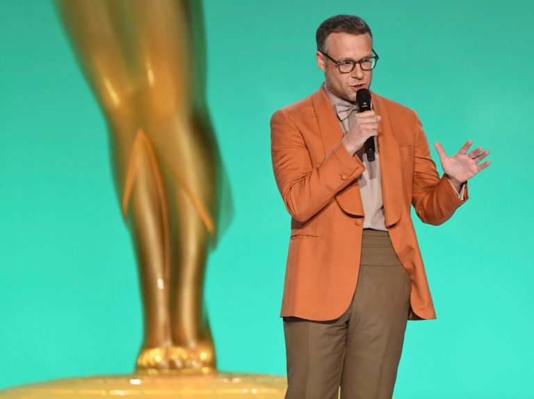 Seth Rogen rips 2021 Emmy Awards COVID-19 protocols while presenting