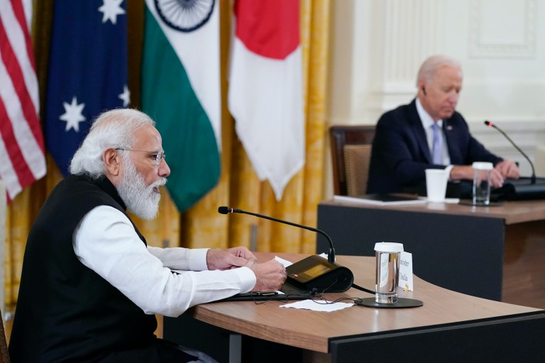 President tells Indian prime minister about the Bidens of India