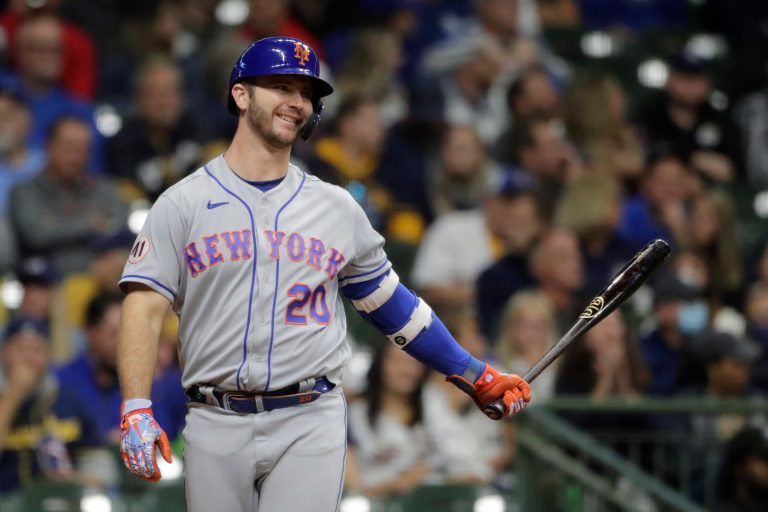 Baseball player Pete Alonso ‘safe’ after truck is hit and flipped three times