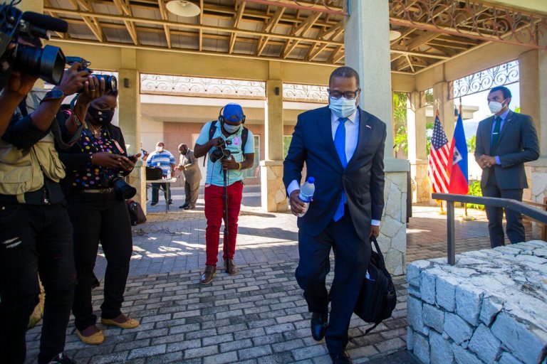 Biden aides dispatched to Haiti for listening tour as 60,000 migrants head toward border