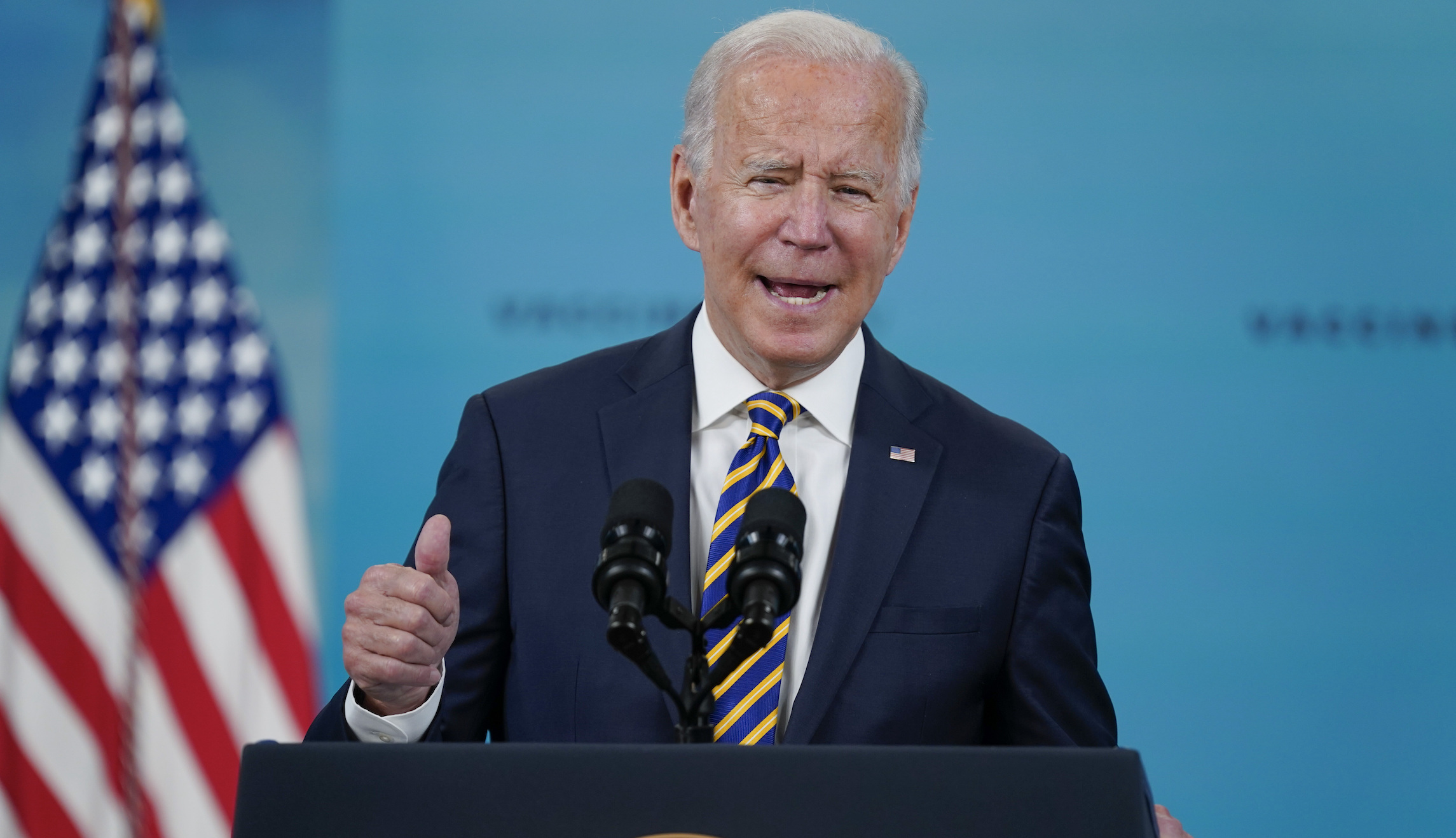 Biden says vaccine mandates shouldn’t divide country, urges people to continue getting shots