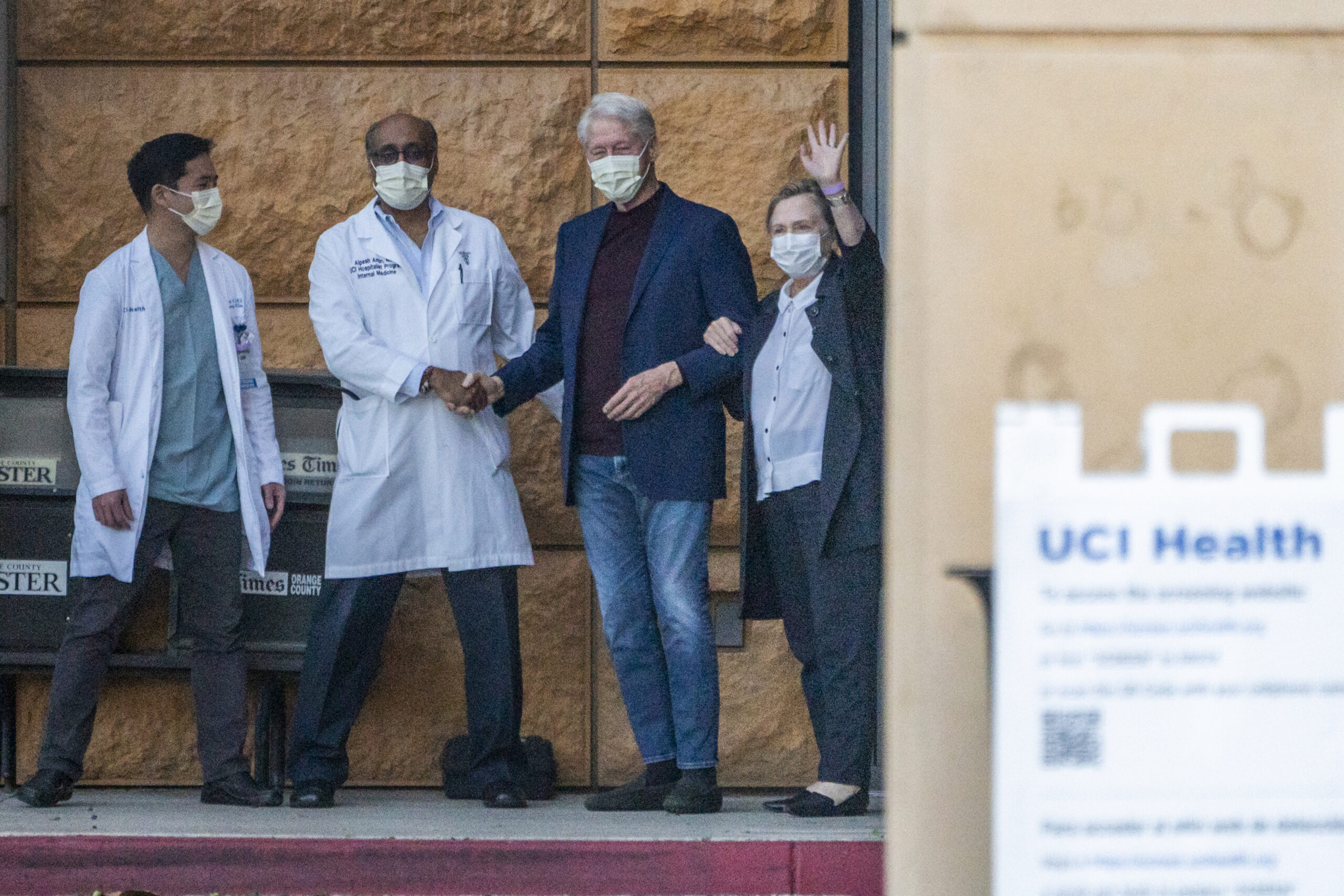 Bill Clinton released from California hospital after six days