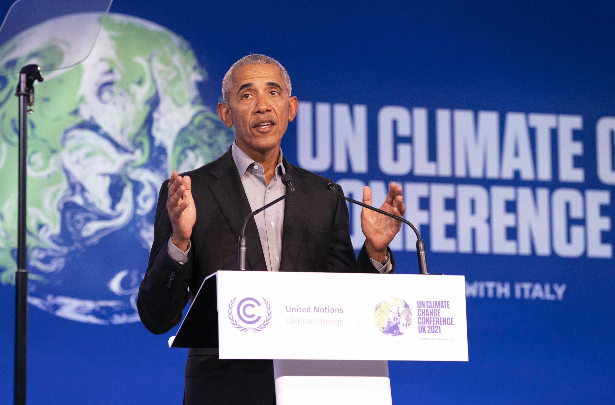 Barack Obama appears to mix up Scotland and Ireland during COP26 speech