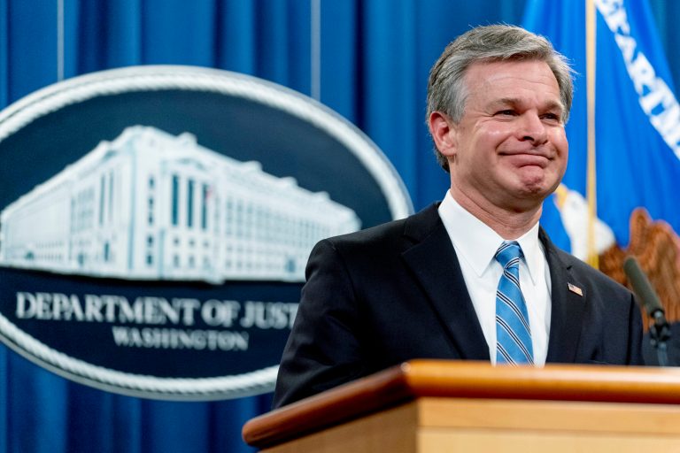 FBI boss Christopher Wray denies Capitol riot taken more seriously than 2020 riots