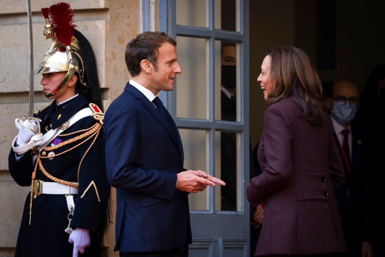 Harris’s Paris trip doesn’t solve her growing political problems at home