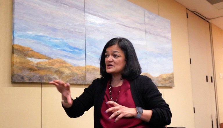 Rep. Jayapal fails with radical tactics on a radical spending bill