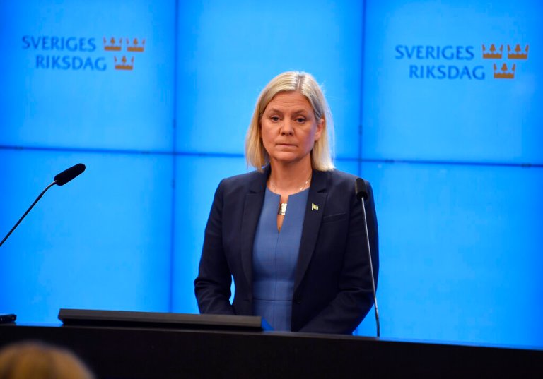 Sweden’s first female prime minister resigns mere hours after appointment