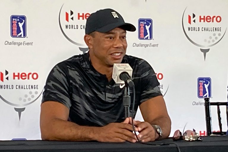Tiger Woods returns to golf for first time since accident