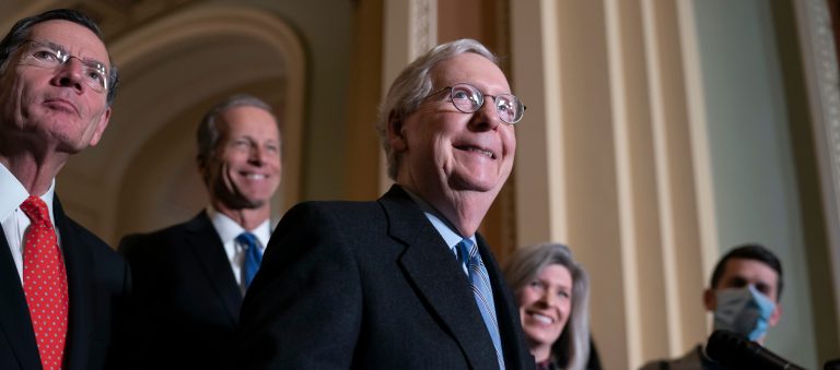 McConnell quips Manchin is ‘certainly welcome’ to join GOP