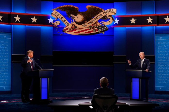 Biden sticks with the safe and familiar: Running against Trump