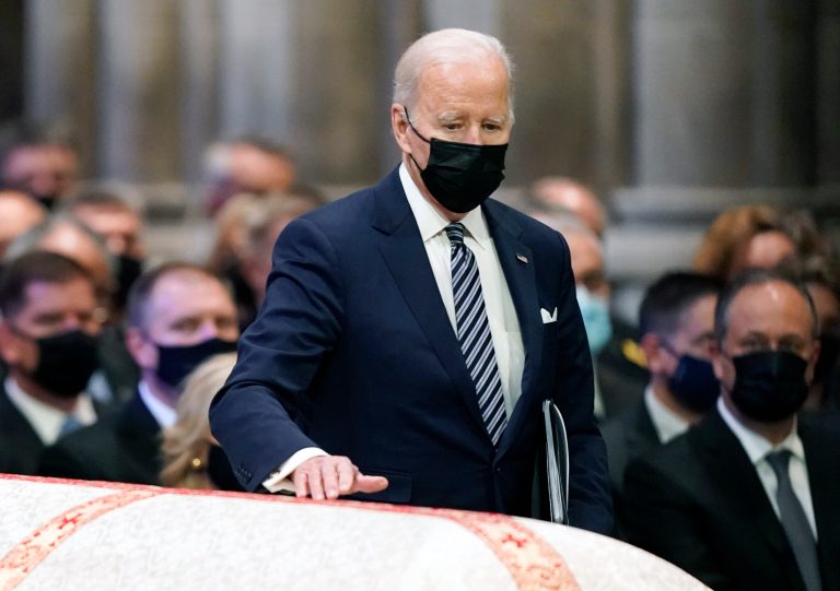 Biden preaches ‘unity’ at Bob Dole’s funeral