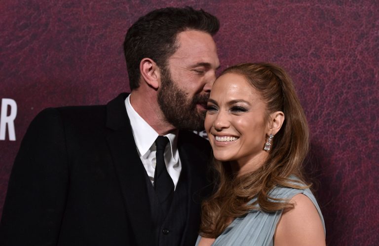 Ben Affleck, left, and Jennifer Lopez.