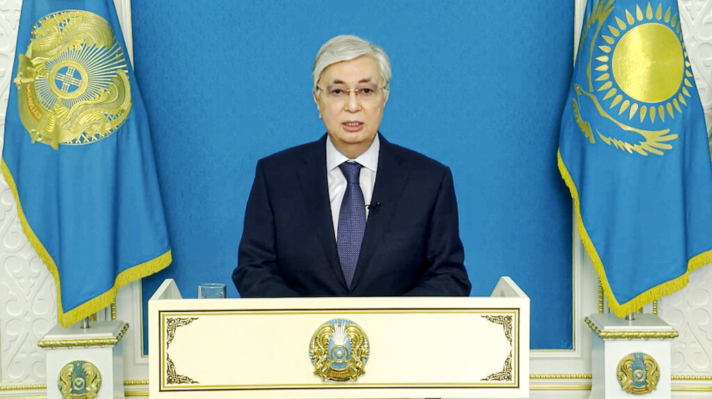 Kazakh president OKs shoot-to-kill order against protesters