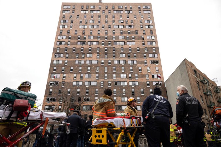 Hospitals rush to help 13 critically injured by Bronx apartment fire