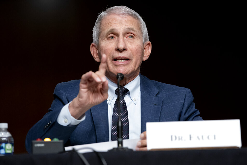 WATCH: Fauci concedes living with COVID-19 means people ‘determine level of risk’