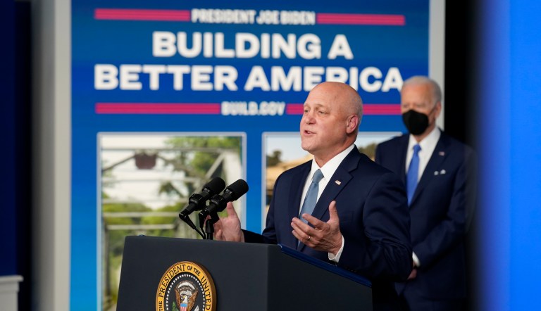 Biden infrastructure czar touts priorities panned by GOP governors