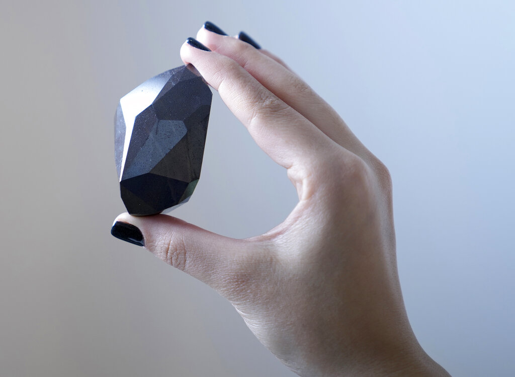 Out of this world: 555.55-carat black diamond to go on the market in February