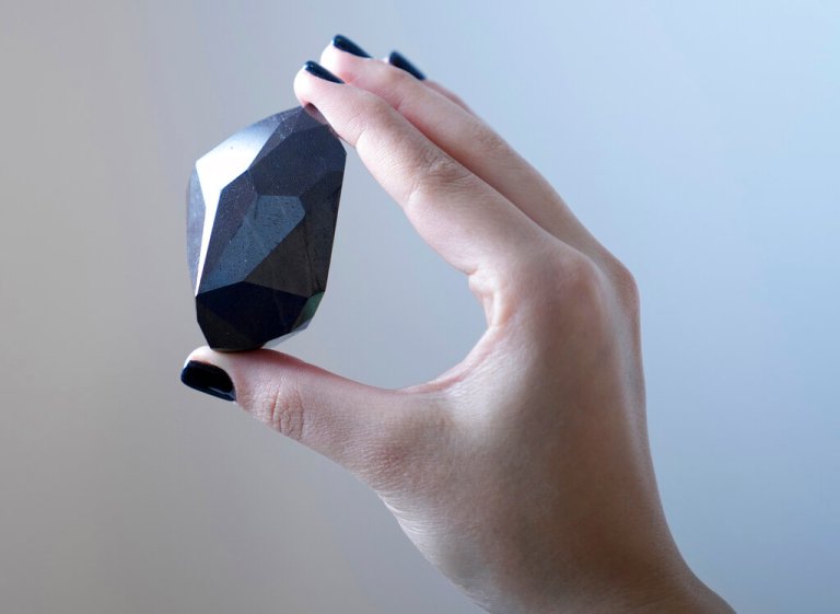 Out of this world: 555.55-carat black diamond to go on the market in February