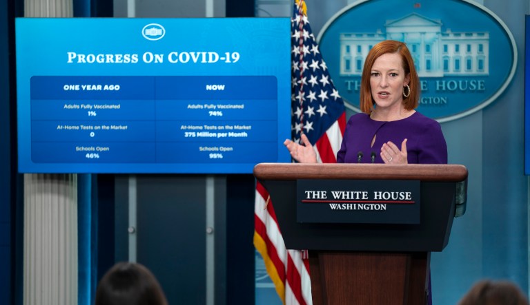 White House signals another showdown with GOP governors over masks in schools