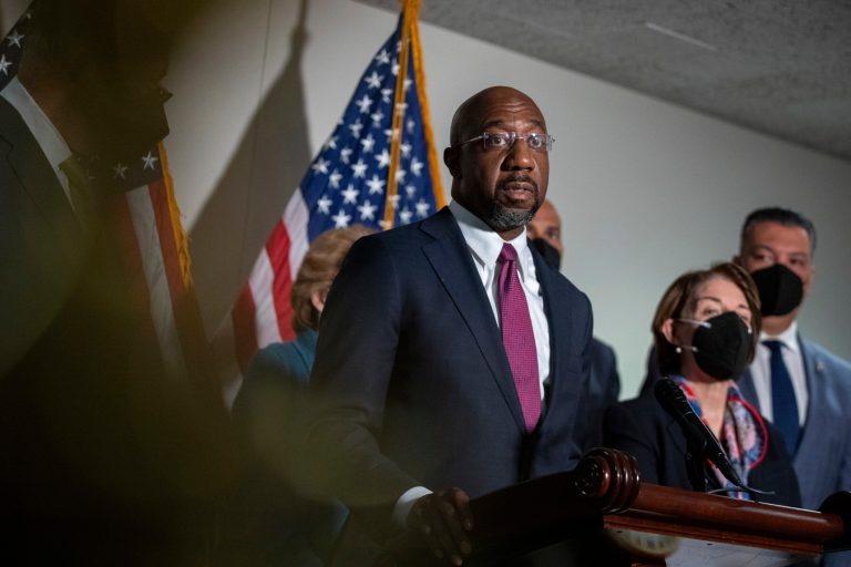 Warnock admits to signing email with false claims about Georgia’s voting law