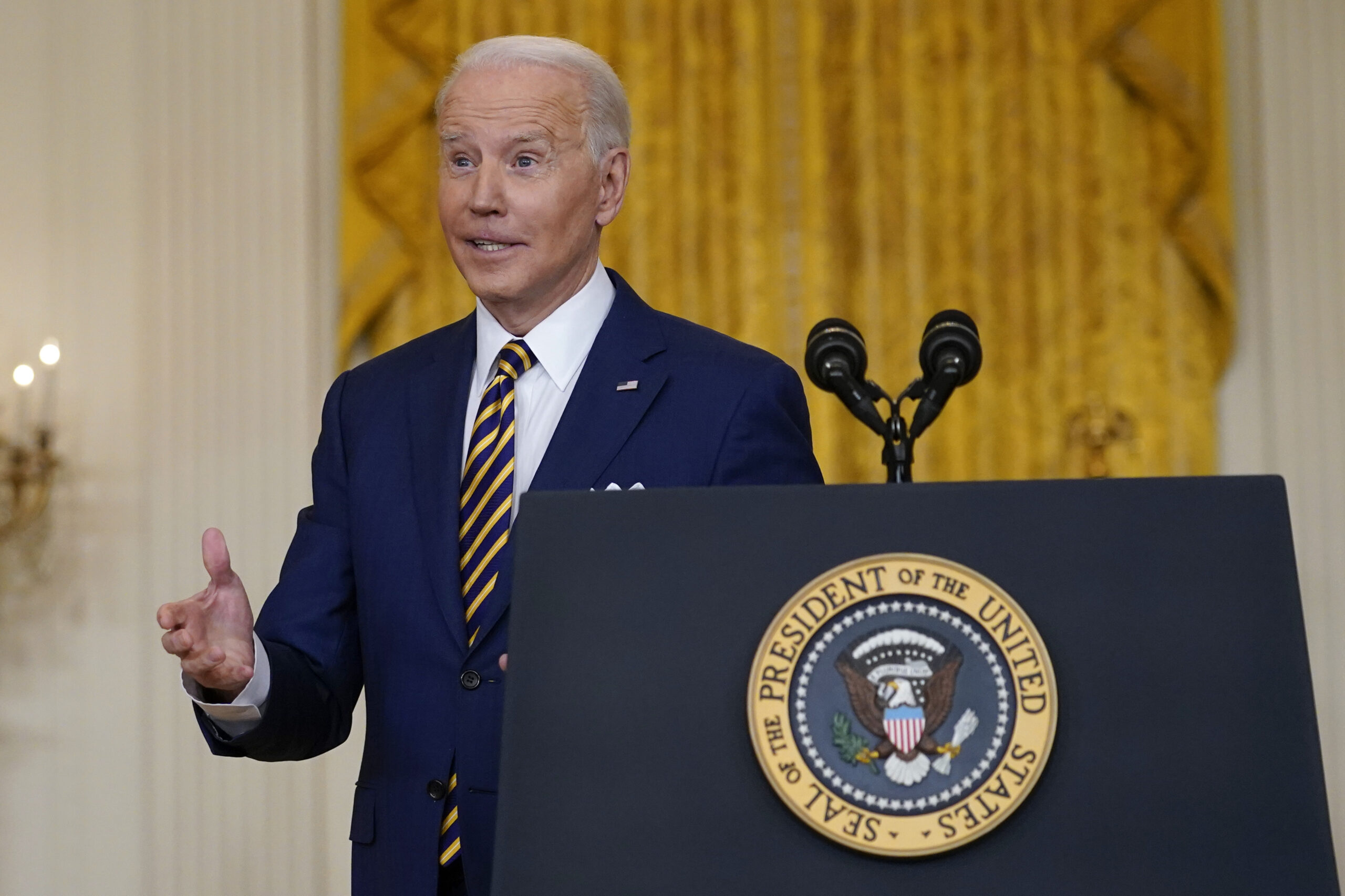 Of course Biden is delegitimizing the 2022 midterm elections
