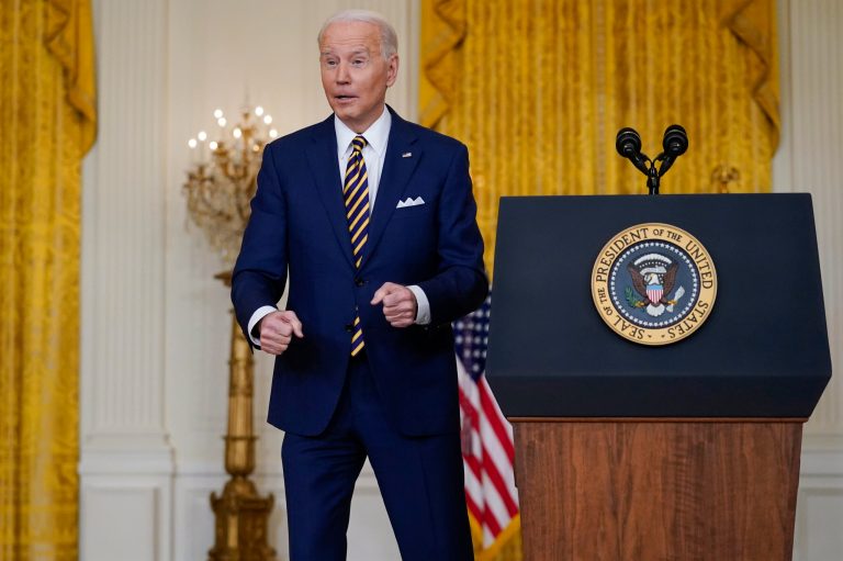 Fact-checking Biden’s one-year anniversary press conference