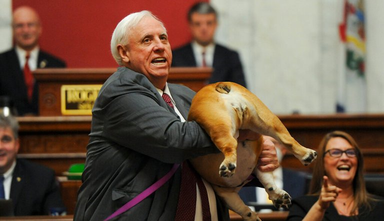 West Virginia governor tells Bette Midler to kiss his dog’s ‘hiney’