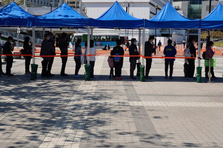 Hong Kong offering COVID vaccines to 3-year-olds