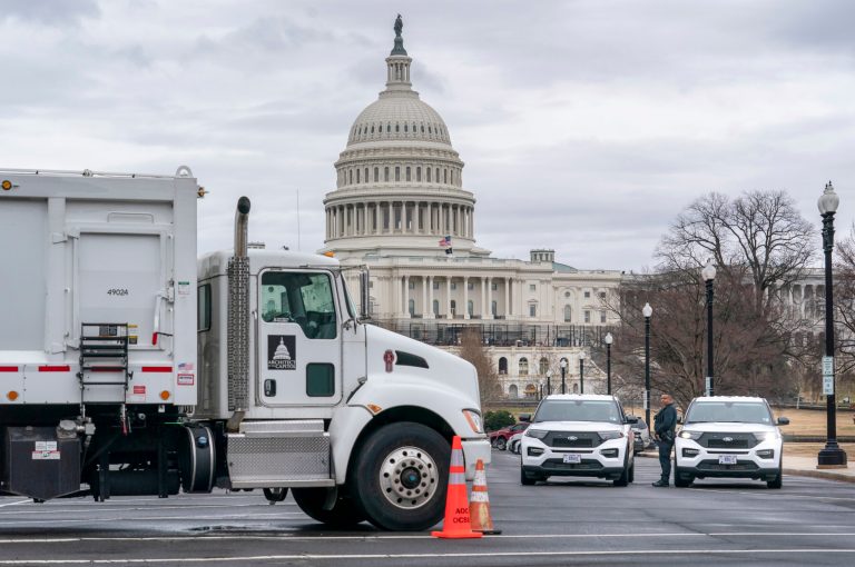  First trucker convoy to DC fizzles with small crew and traffic woes
