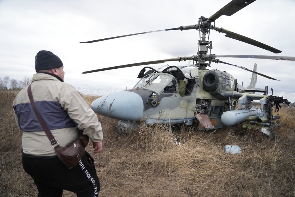 Ukraine says forces regained control of airport taken by Russians