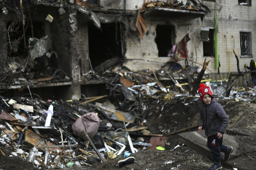 Russian forces reach Kyiv as residents flee and Ukraine’s president pleads for help