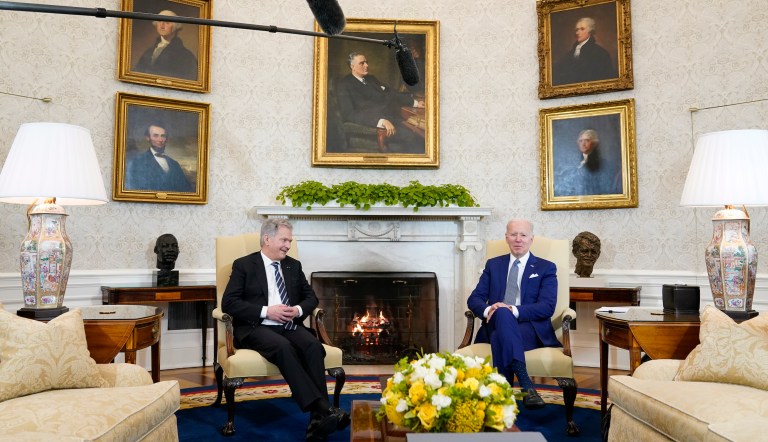 Leaders of Sweden and Finland head to White House on verge of NATO membership