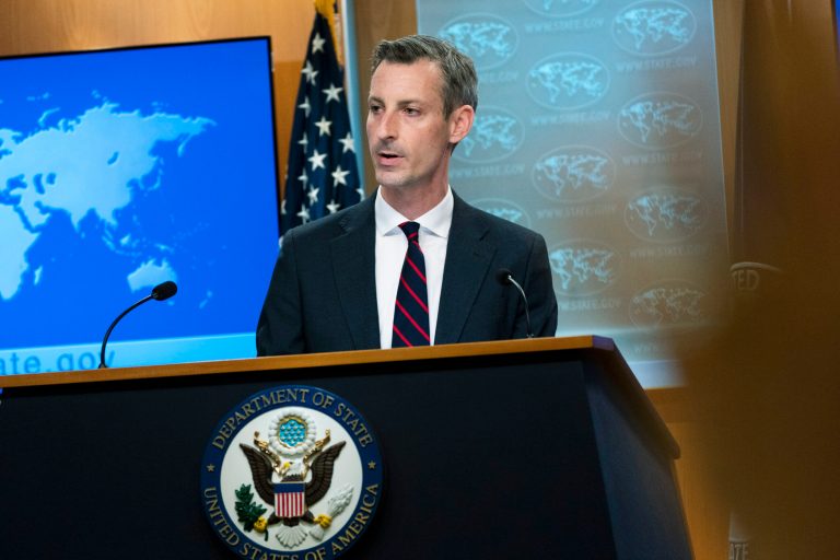 State Department says US ‘won’t stand by’ if China tries to ‘bail Russia out’
