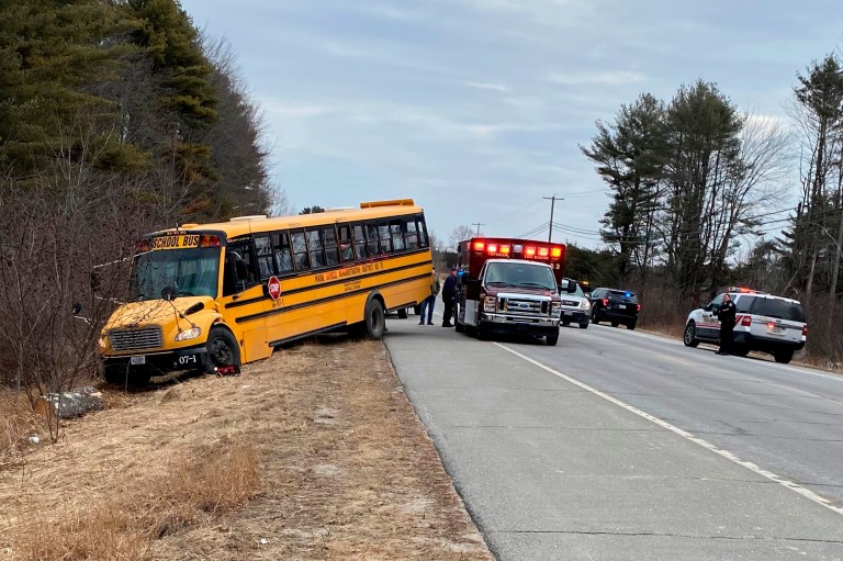 WATCH: Students steer school bus to safety as driver collapses