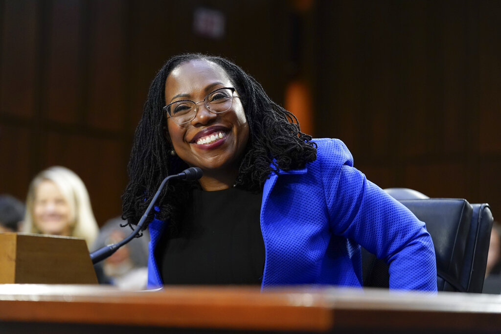 Ketanji Brown Jackson lets the mask slip