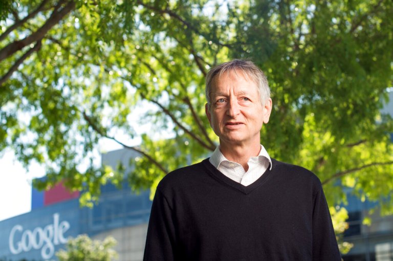 Computer scientist Geoffrey Hinton, left Google to become a critic of artificial intelligence. 