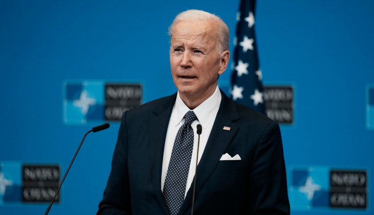 Russia should be kicked out of G-20, Biden says in Brussels