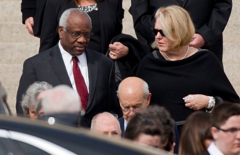 Criticism of Ginni Thomas seen as backdoor, racist squeeze on Justice Thomas