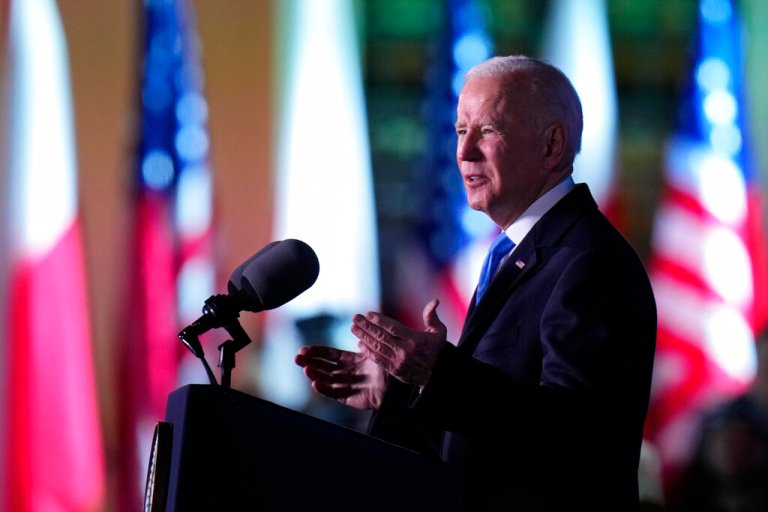 Biden calls on Russian people to stand against Putin to stop the war