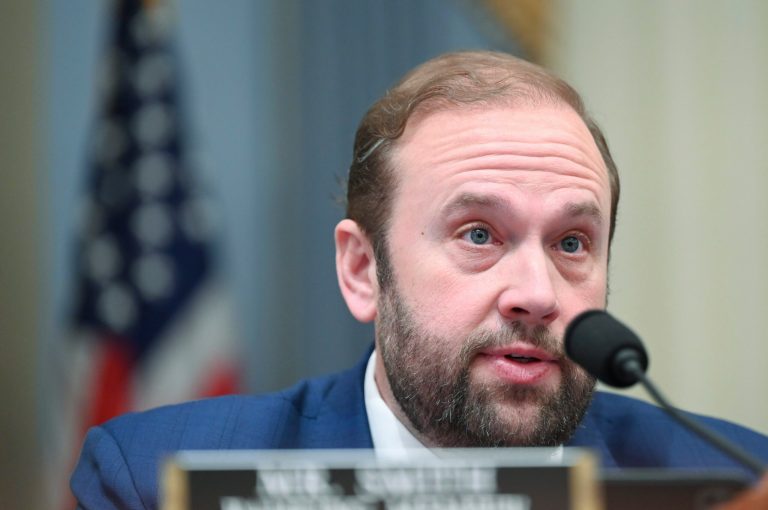 Rep. Jason Smith (R-MO) speaks during a House Committee on the Budget hearing on the Presidents fiscal year 2023 budget, Tuesday, March 29, 2022, in Washington.