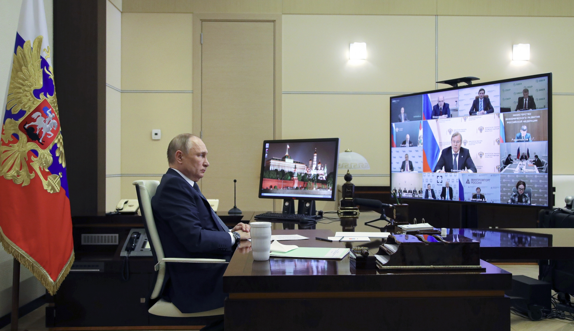Putin may be self-isolating and placing advisers on house arrest, Biden says