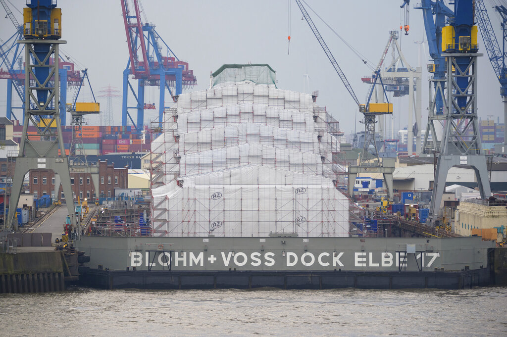 Germany seizes world’s largest yacht over links to Russian billionaire