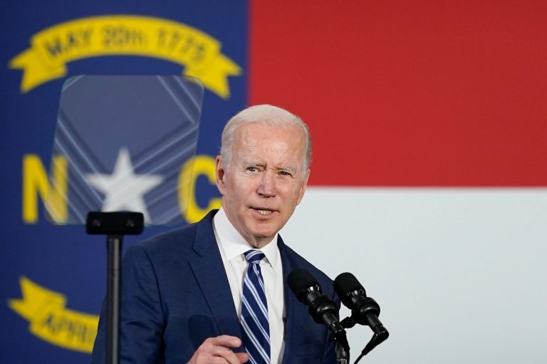 Biden touts record on historically black colleges in manufacturing bill blitz