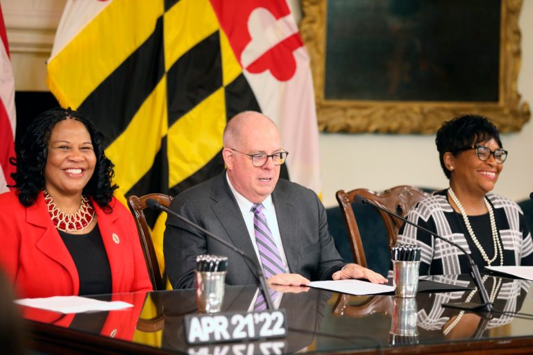 Larry Hogan at odds with Maryland Democrats over gas tax hike after suspension