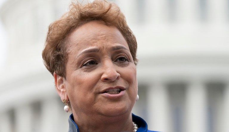 Jo Ann Jenkins, CEO of AARP, speaks about prescription drug prices during a news conference, Tuesday, April 26, 2022, on Capitol Hill in Washington.                                                                                                                                                                                                                                                                                                                                                                                                                                   
