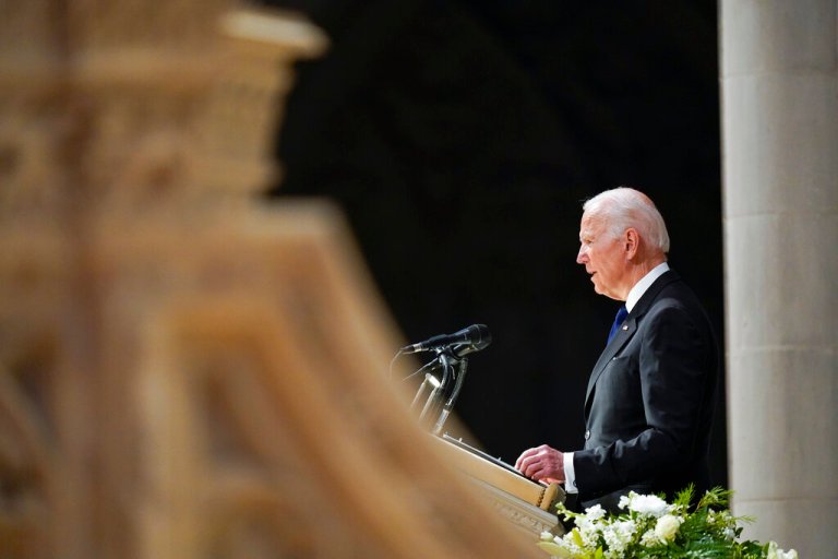 Biden hails Madeleine Albright’s fight against ‘autocracy and oppression’