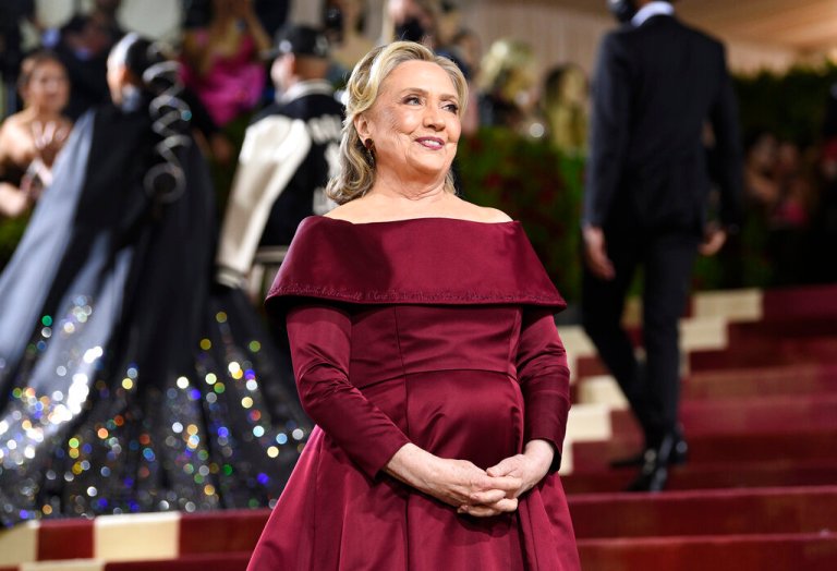 Hillary Clinton attends The Metropolitan Museum of Art's Costume Institute benefit gala celebrating the opening of the 